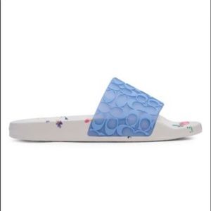 💕Coach Udele Monogram Slide Sandals Size 7💕